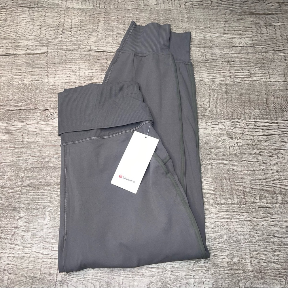 NWT lululemon Align™ Super-High-Rise Ribbed-Waist Jogger Carob Brown COBN Sz 14 - Picture 7 of 8